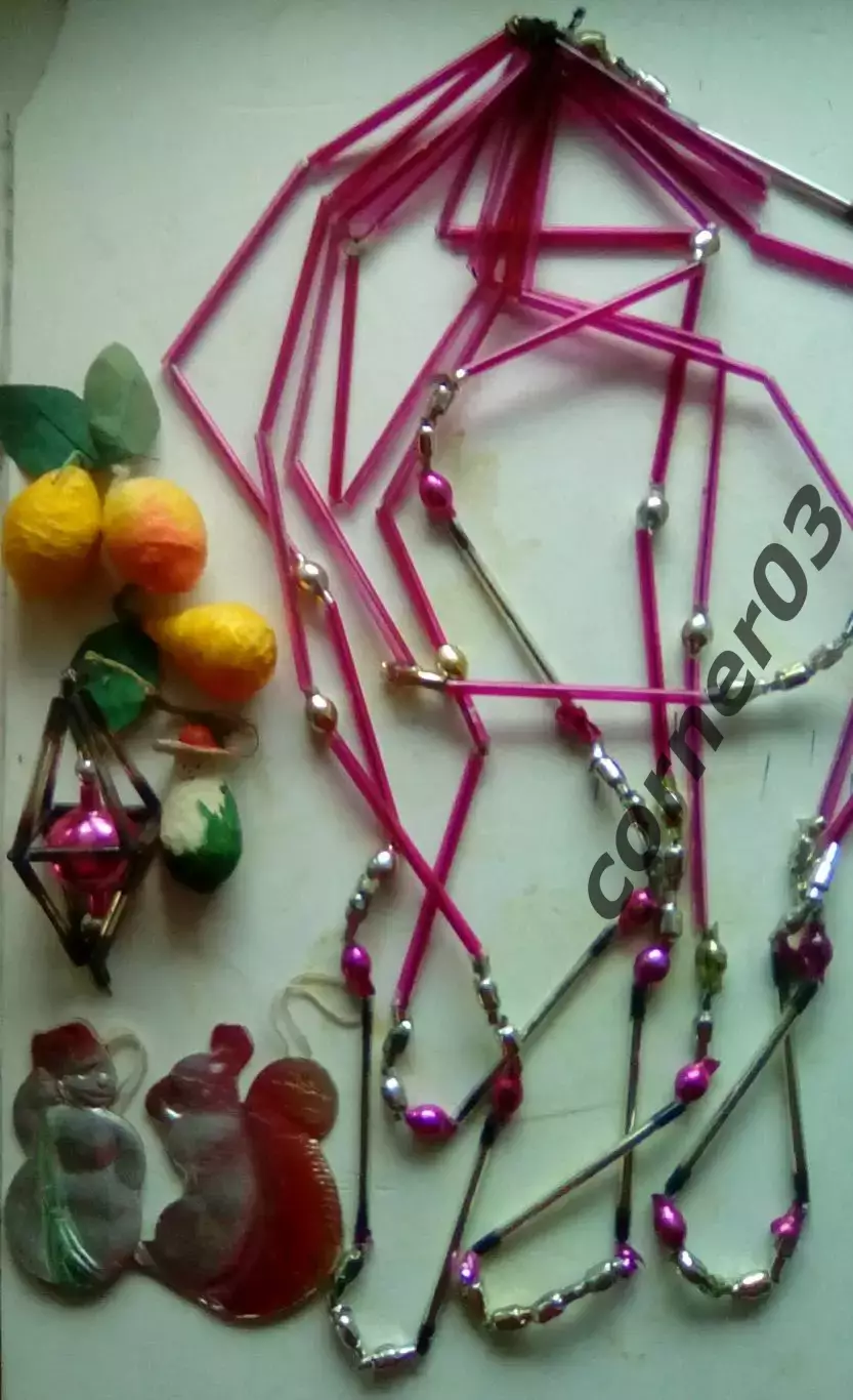 Лот елочных игрушек. Цена за все!