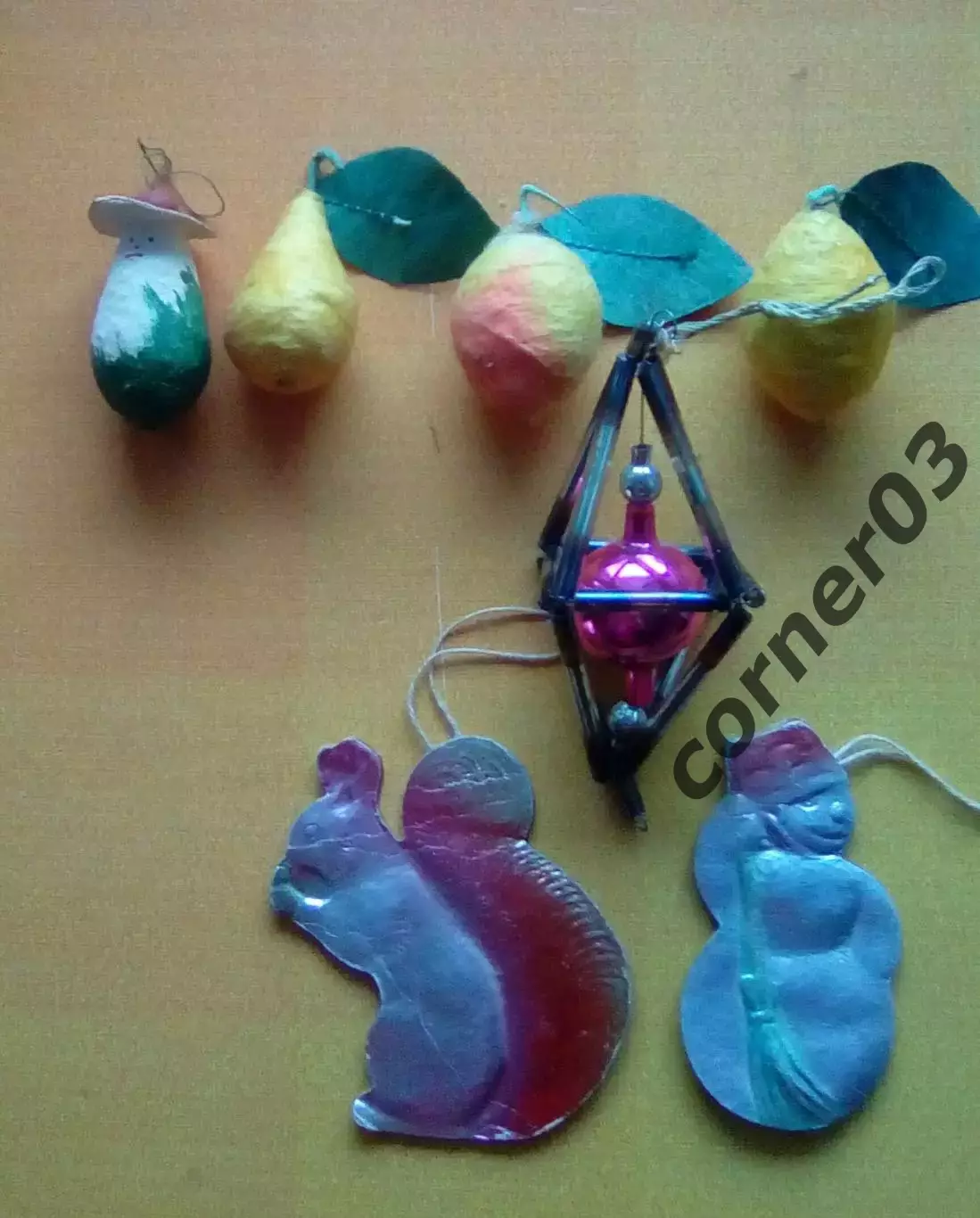 Лот елочных игрушек. Цена за все! 1