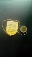 Жетон транспортный ЖД Германия 1958 год. Картон.