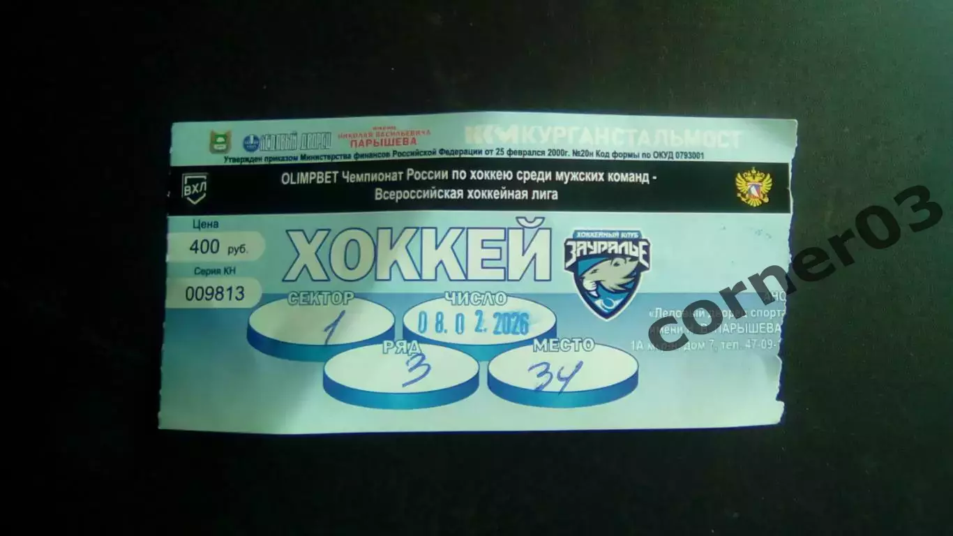 Курган - Воронеж 08.02.2026