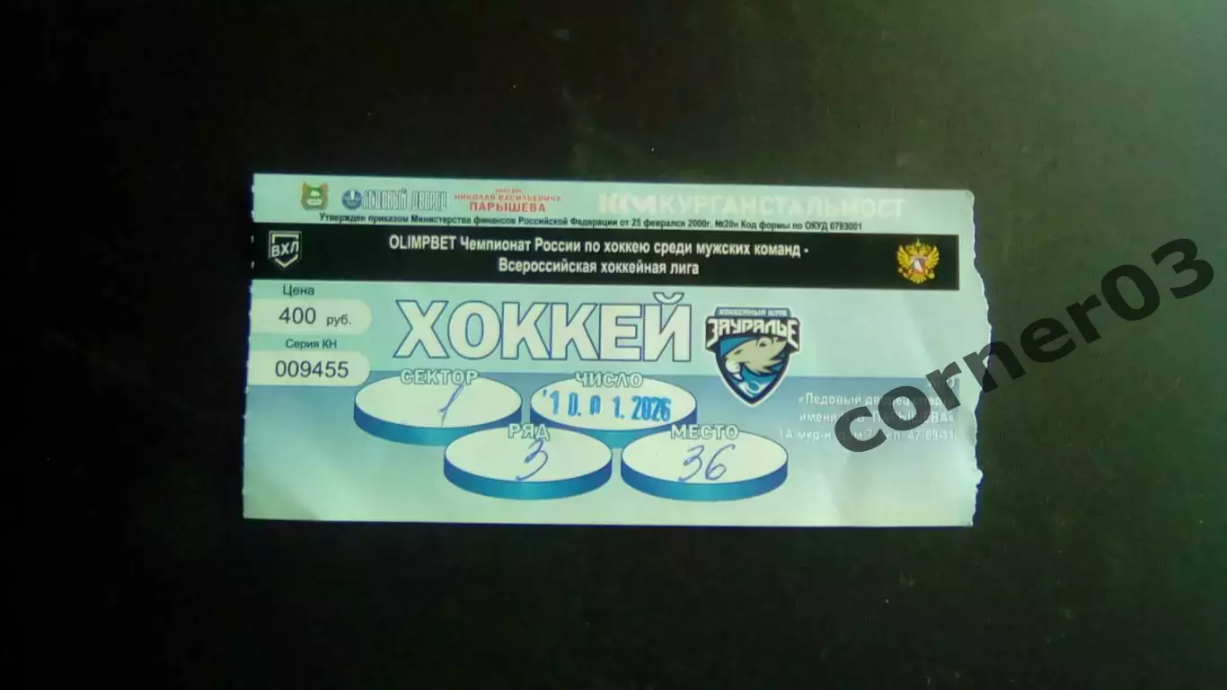 Курган - В. Пышма 10.01.2026