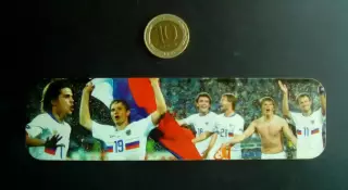Закладка - линейка сборная России.