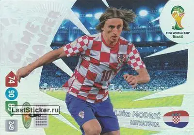 Карточка ЧМ14 Адреналин, Лука Модрич, гейм чейнджер.