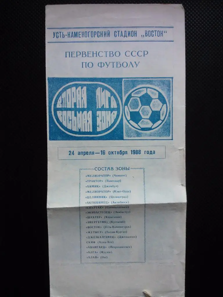 Усть-Каменогорск - 1988 г.