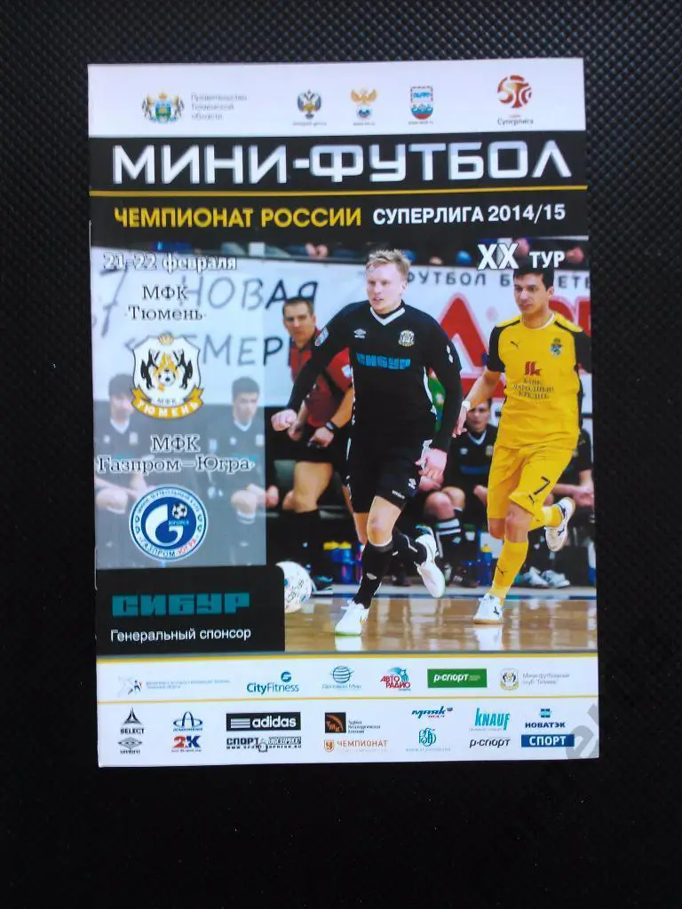 Тюмень - Газпром-ЮГРА сезон 2014/15