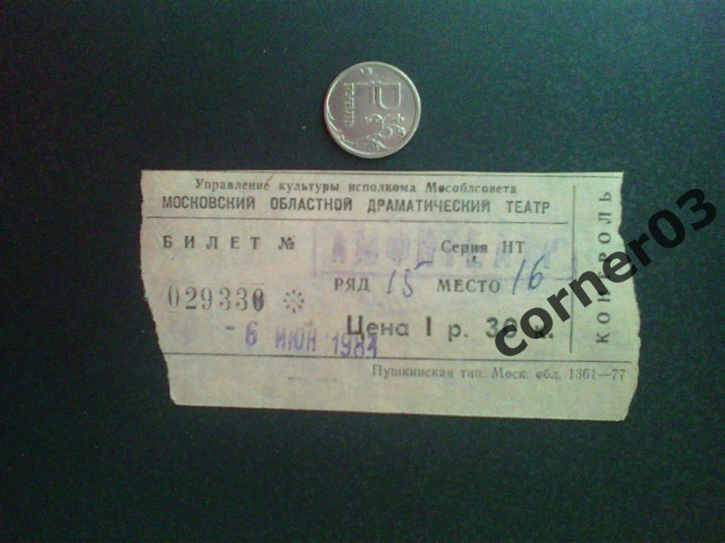 Московский драмтеатр 6 июня 1983 год. Выстрел.