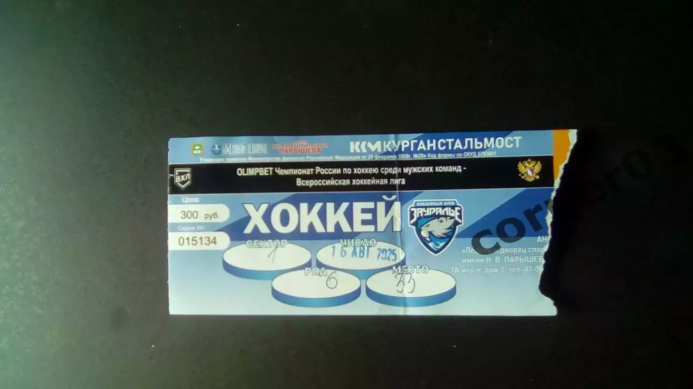 Курган - Магнитка 16.08.2025 ТМ