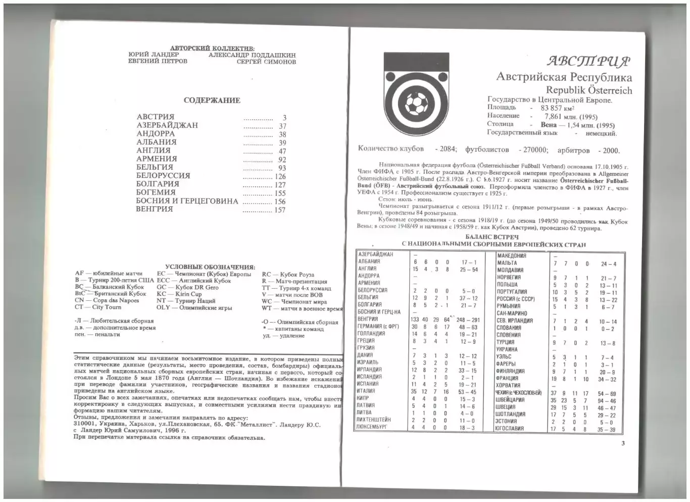 100 лет европейского футбола выпуск № 1 1