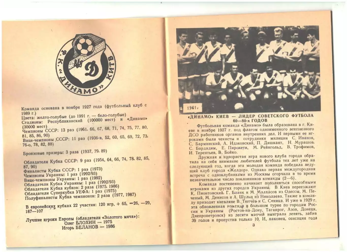 Динамо Киев.1994 г 1