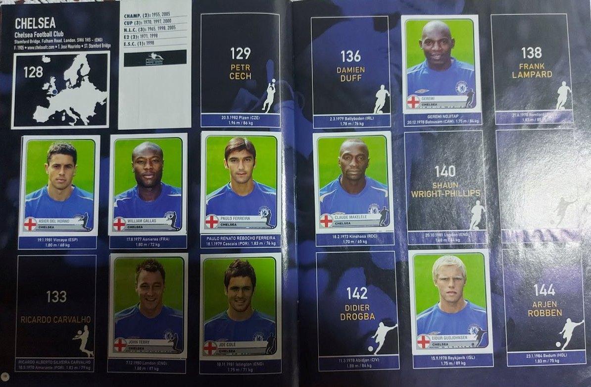 Альбом PANINI Champions of Europe 1955-2005 3