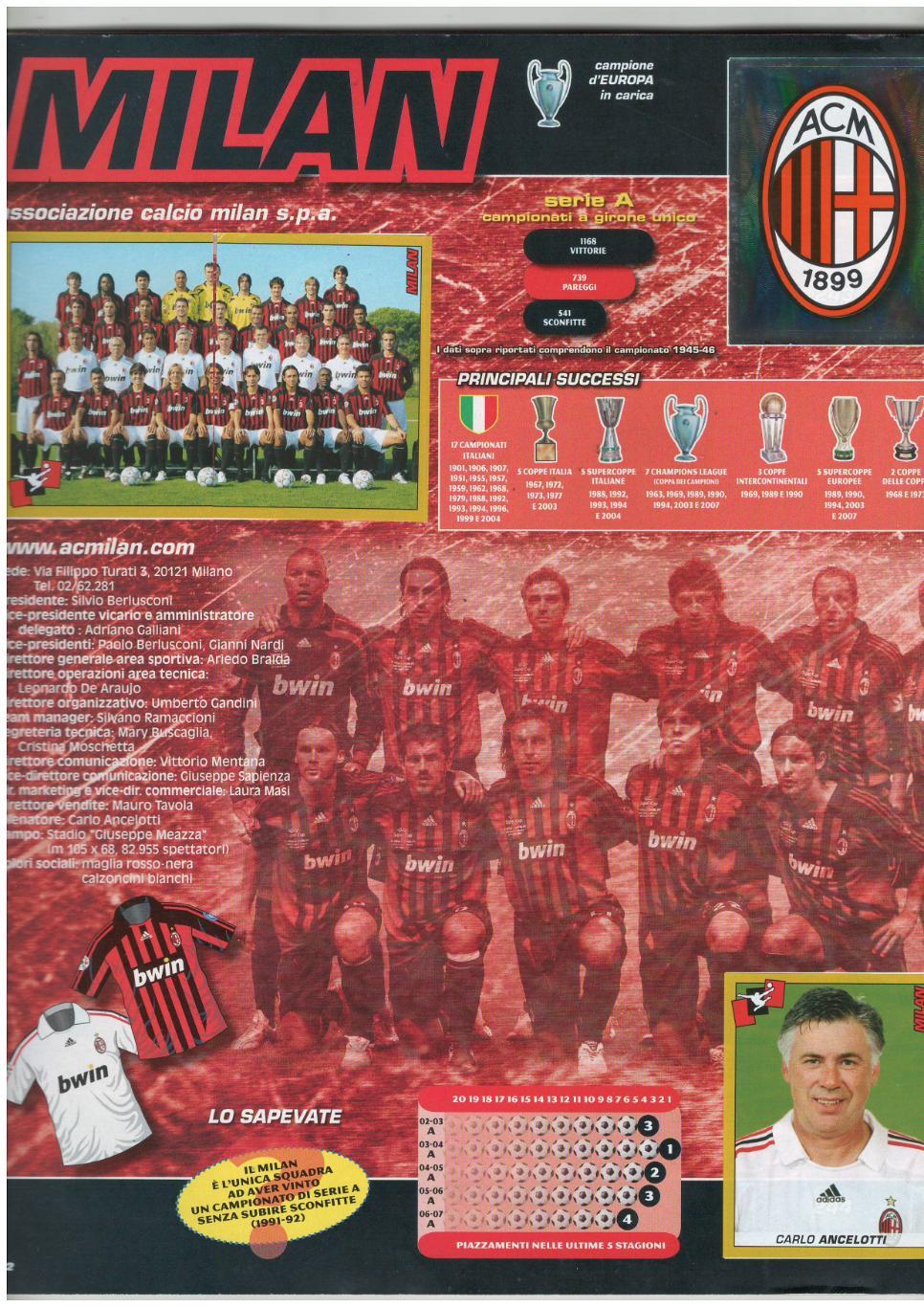 Альбом PANINI Calciatori 2007-08 5