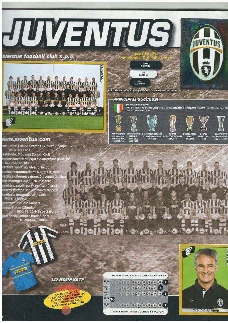 Альбом PANINI Calciatori 2007-08 6