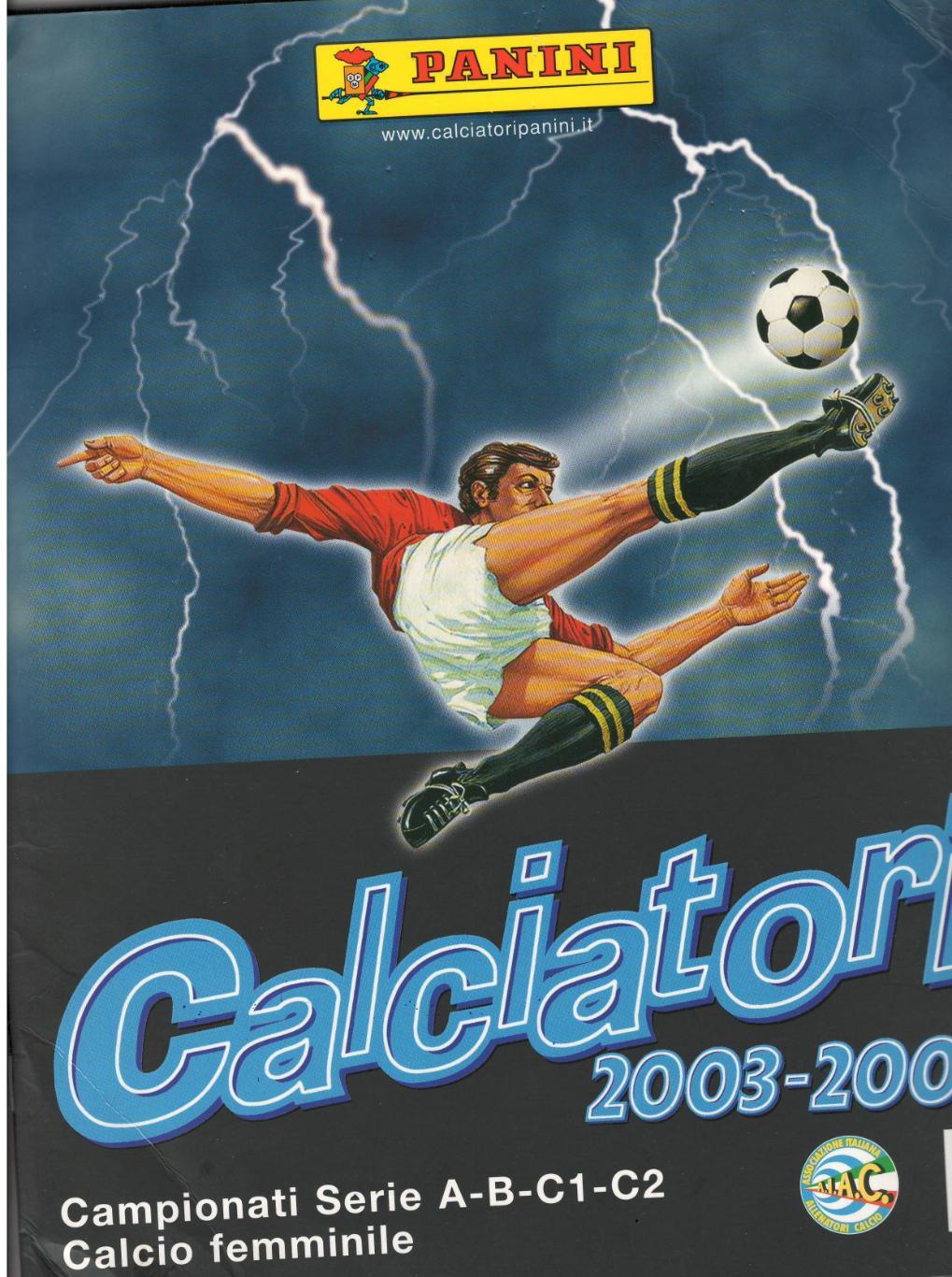 Альбом PANINI Calciatori 2003-04