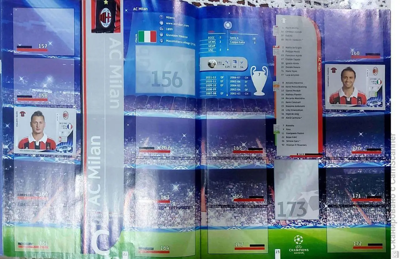 Альбом PANINI Лига Чемпионов.2012-2013 3