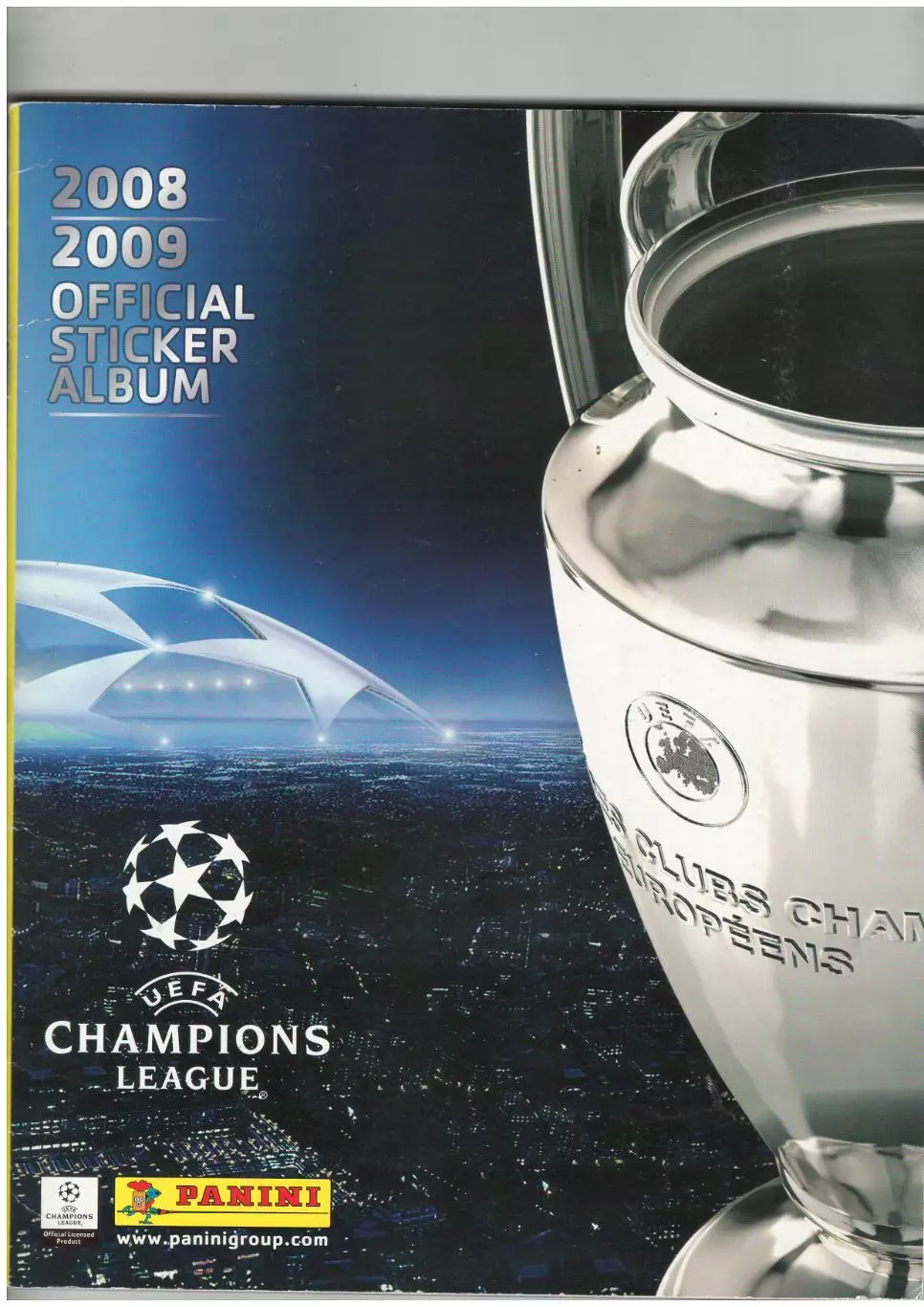 Альбом PANINI.Лига Чемпионов.2008-09