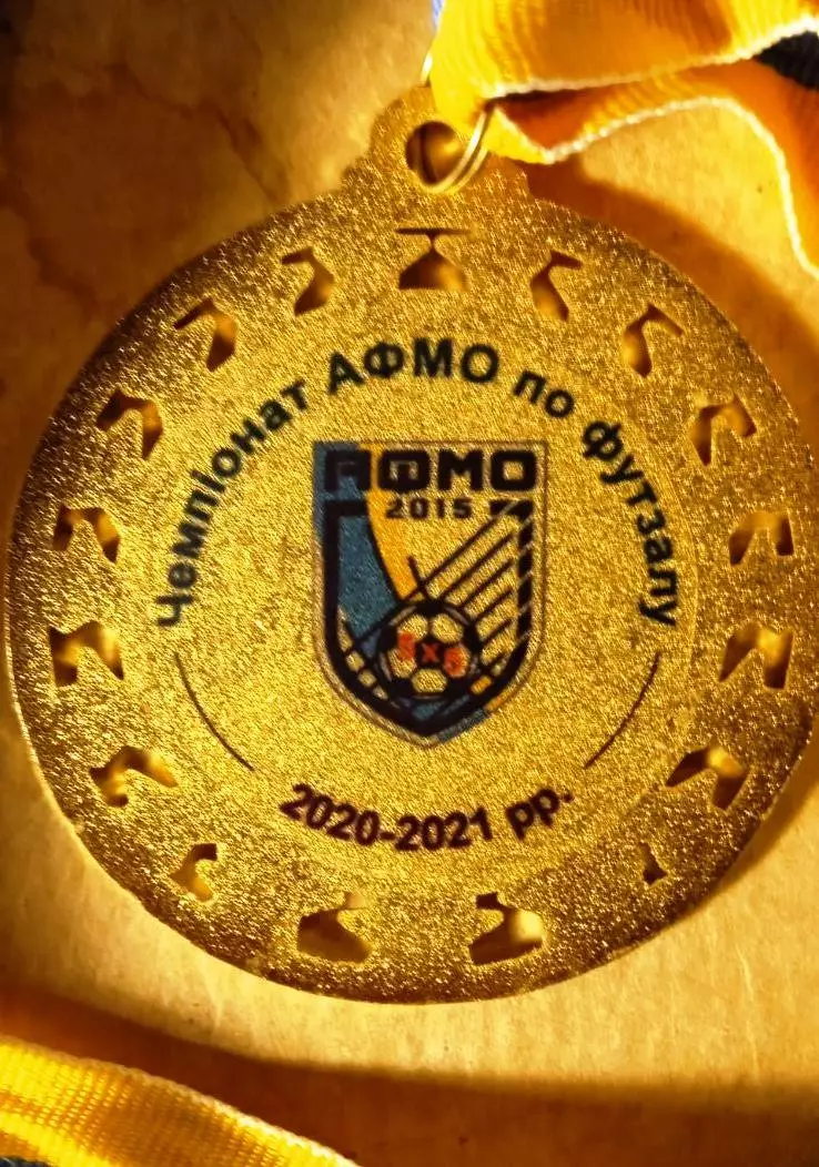 Медаль за первое место. Чемпионат АФНО. 2020-2021