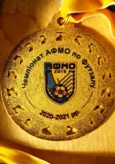 Медаль за первое место. Чемпионат АФНО. 2020-2021