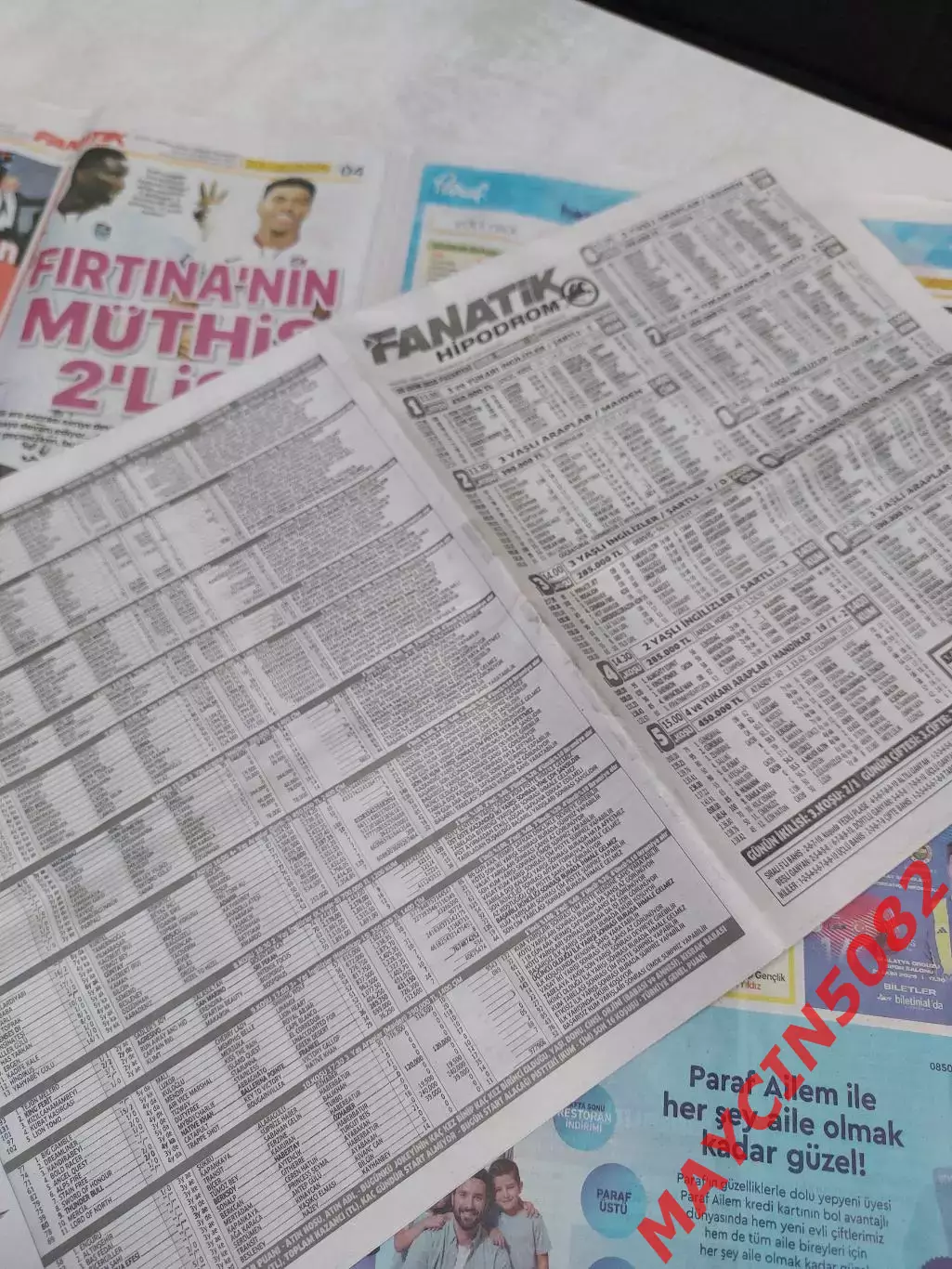 Турецкая газета Фанатик от 20.10.25 год. 2