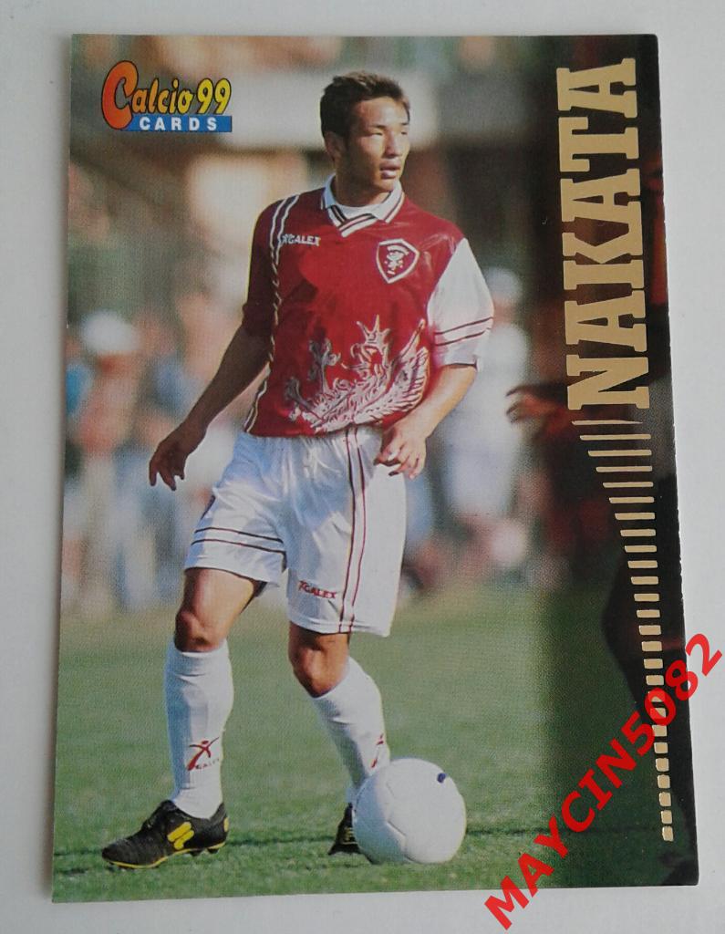 Карточка PANINI. Calcio 99. Хедетоши Наката Перуджа #78