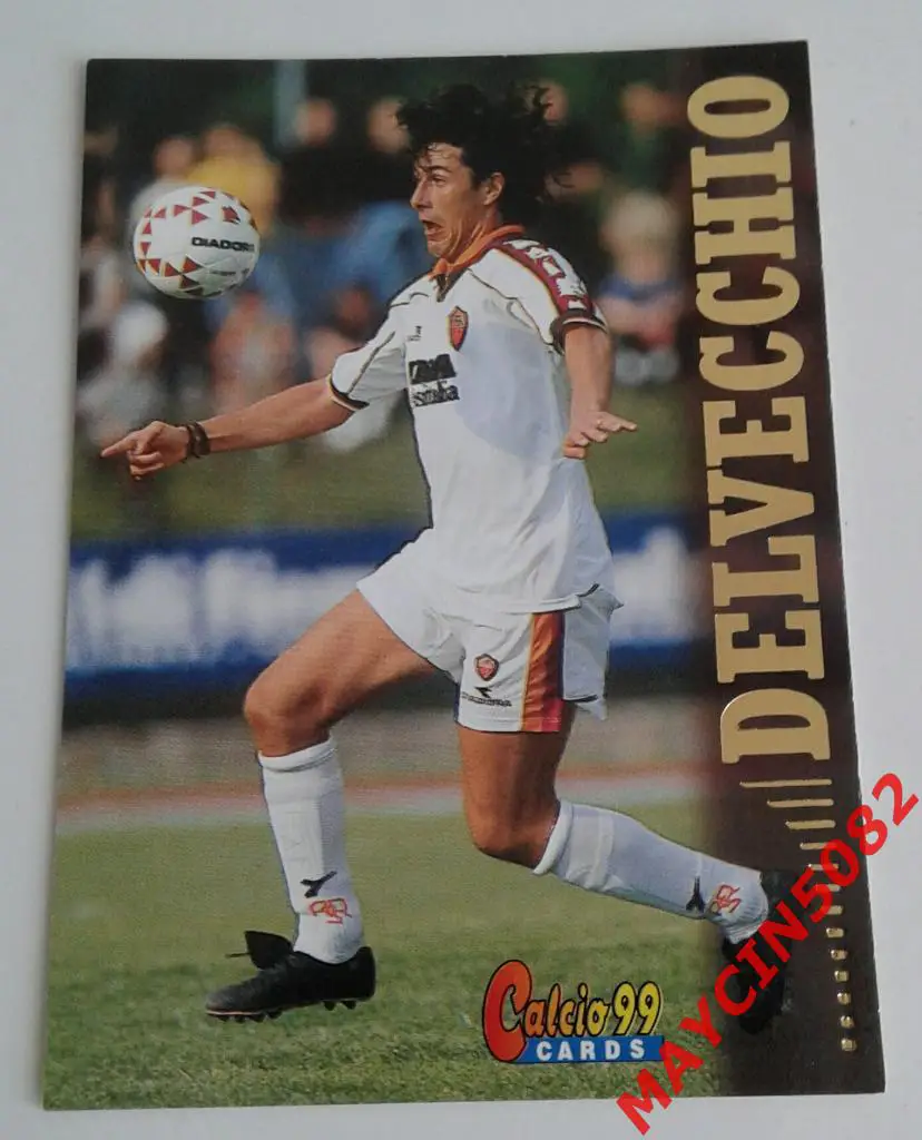 Карточка PANINI. Calcio 99. Марко Дельвеккио Рома #83