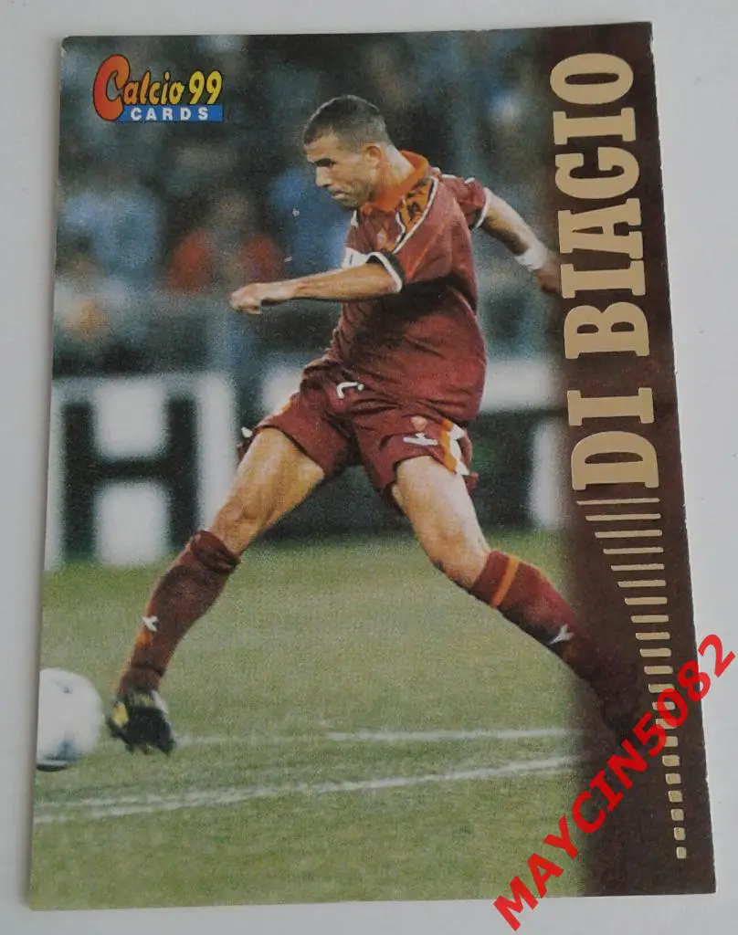 Карточка PANINI. Calcio 99. Луиджи Ди Бьяджо Рома #84