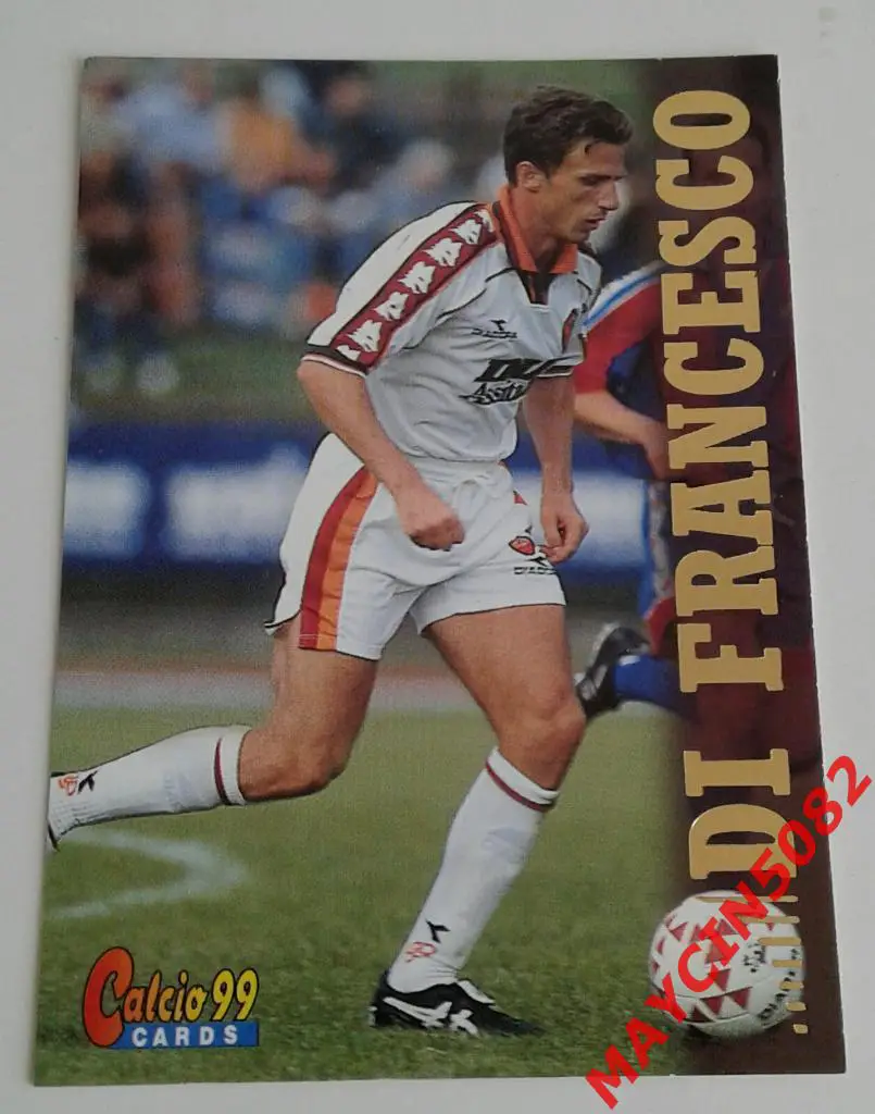 Карточка PANINI. Calcio 99. Эусебио Ди Франческо Рома #85