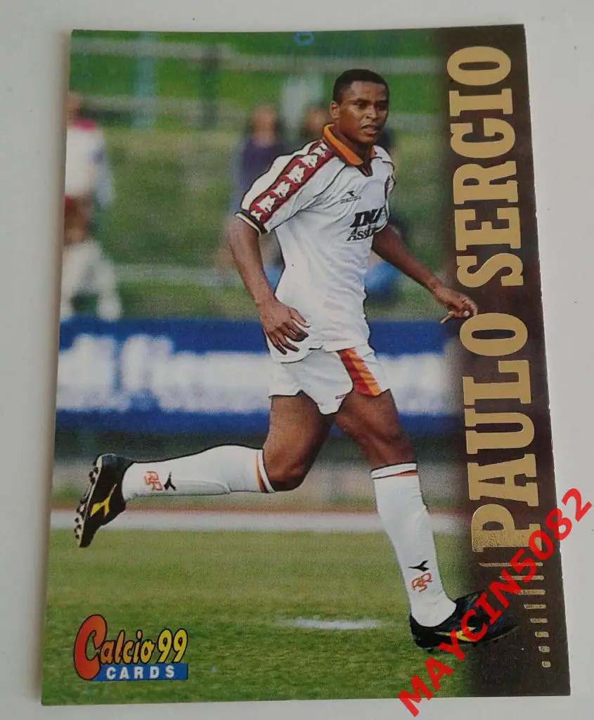 Карточка PANINI. Calcio 99. Паоло Сержио Рома #87