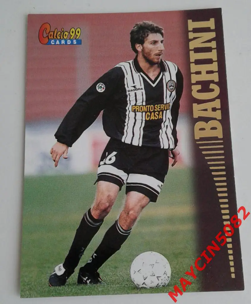 Карточка PANINI. Calcio 99. Жонатан Бачини Удинезе #95