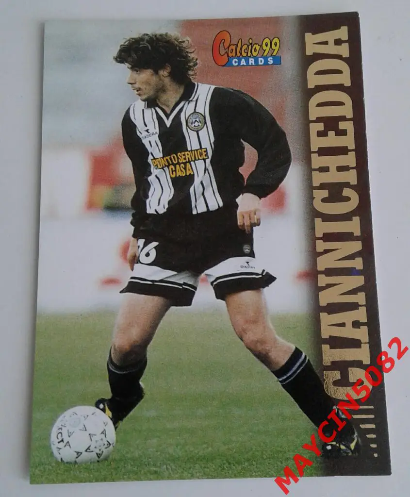 Карточка PANINI. Calcio 99. Жулиано Джанникеда Удинезе #96