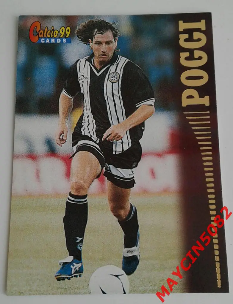 Карточка PANINI. Calcio 99. Паоло Поджи Удинезе #98
