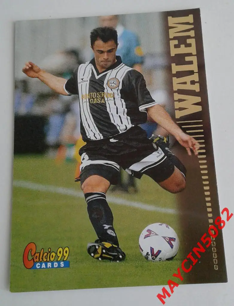 Карточка PANINI. Calcio 99. Йохан Валем Удинезе #99