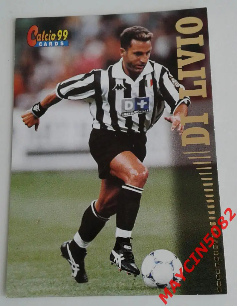 Карточка PANINI. Calcio 99. Анжело Ди Ливио Ювентус #40