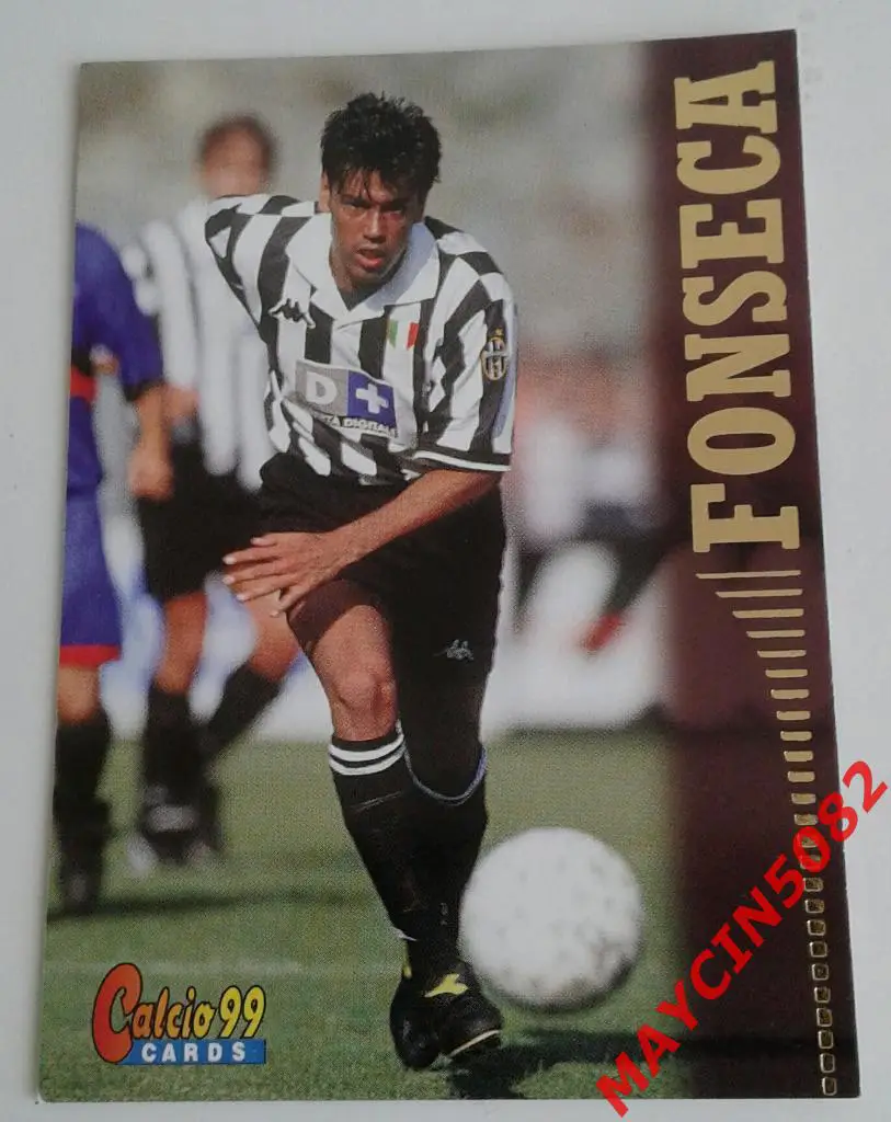 Карточка PANINI. Calcio 99. Даниэль Фонсека Ювентус #42