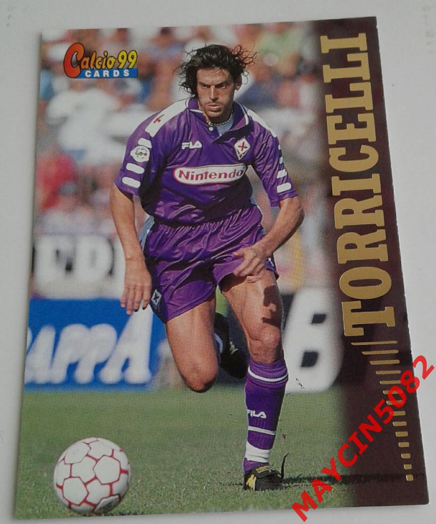 Карточка PANINI. Calcio 99. Марко Торичелли Фиорентина #23