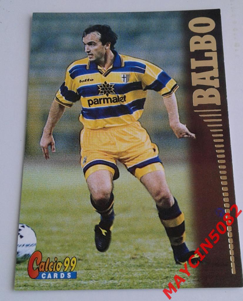 Карточка PANINI. Calcio 99. Абель Бальбо Парма #68