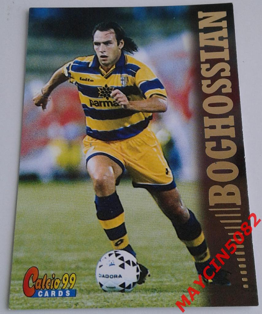 Карточка PANINI. Calcio 99. Алан Богоссян Парма #69