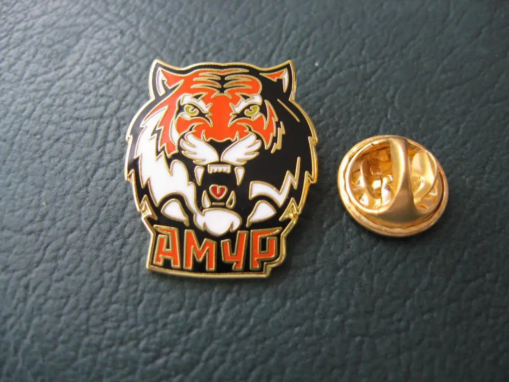 Значок ХК Амур (Эмблема Тигр) 1