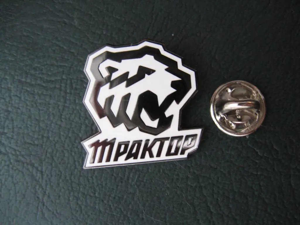 Значок ХК Трактор Челябинск (Эмблема нью большая)