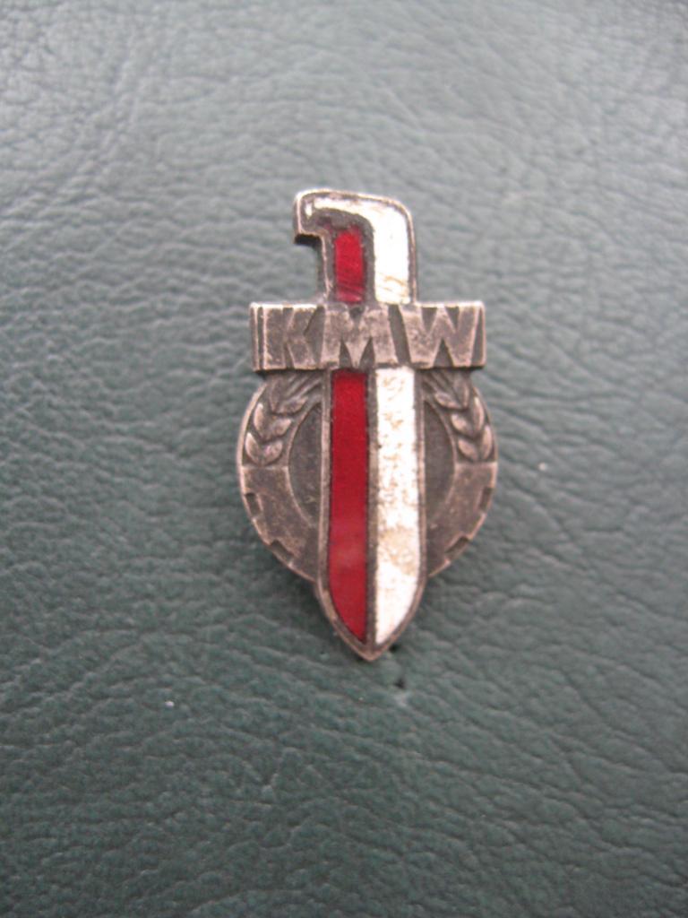 Знак Значок Польша Комсомол KMW 1