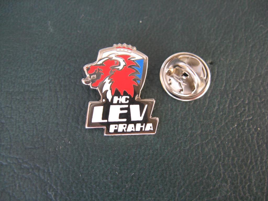 Значок ХК Лев Прага. Чехия (Логотип)