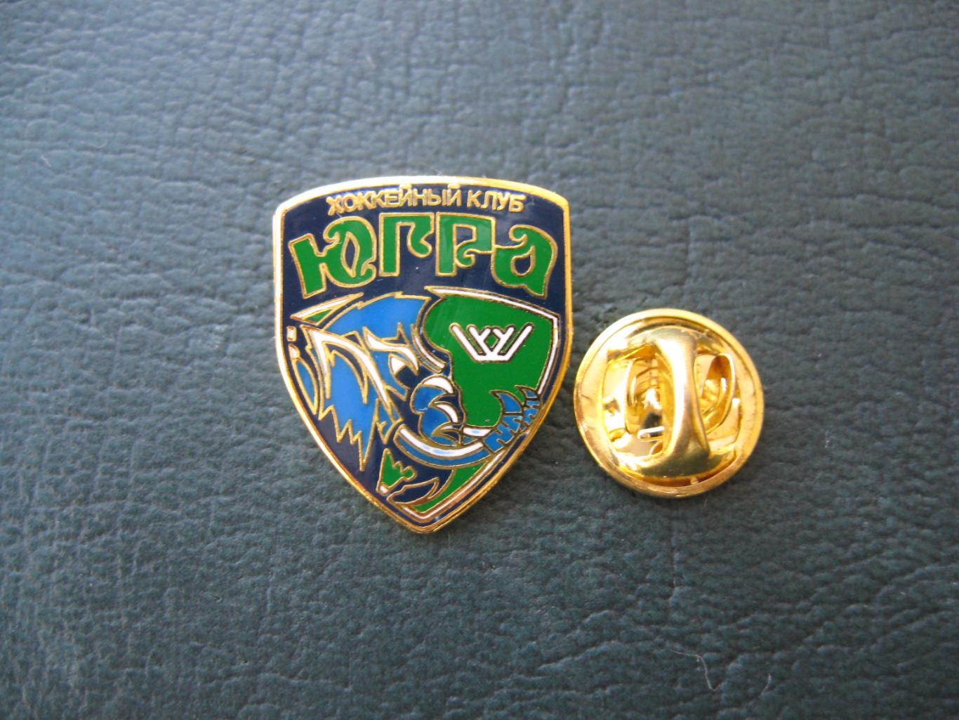 Значок ХК ЮГРА (Ханты - Мансмйск) Логотип 1
