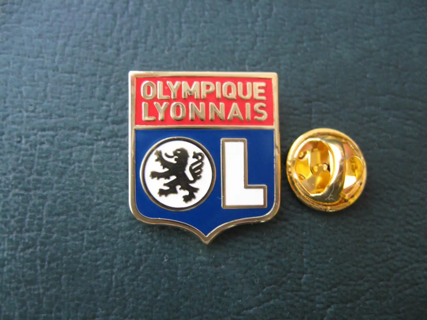 Значок ФК Олимпик Лион Франция (Логотип)