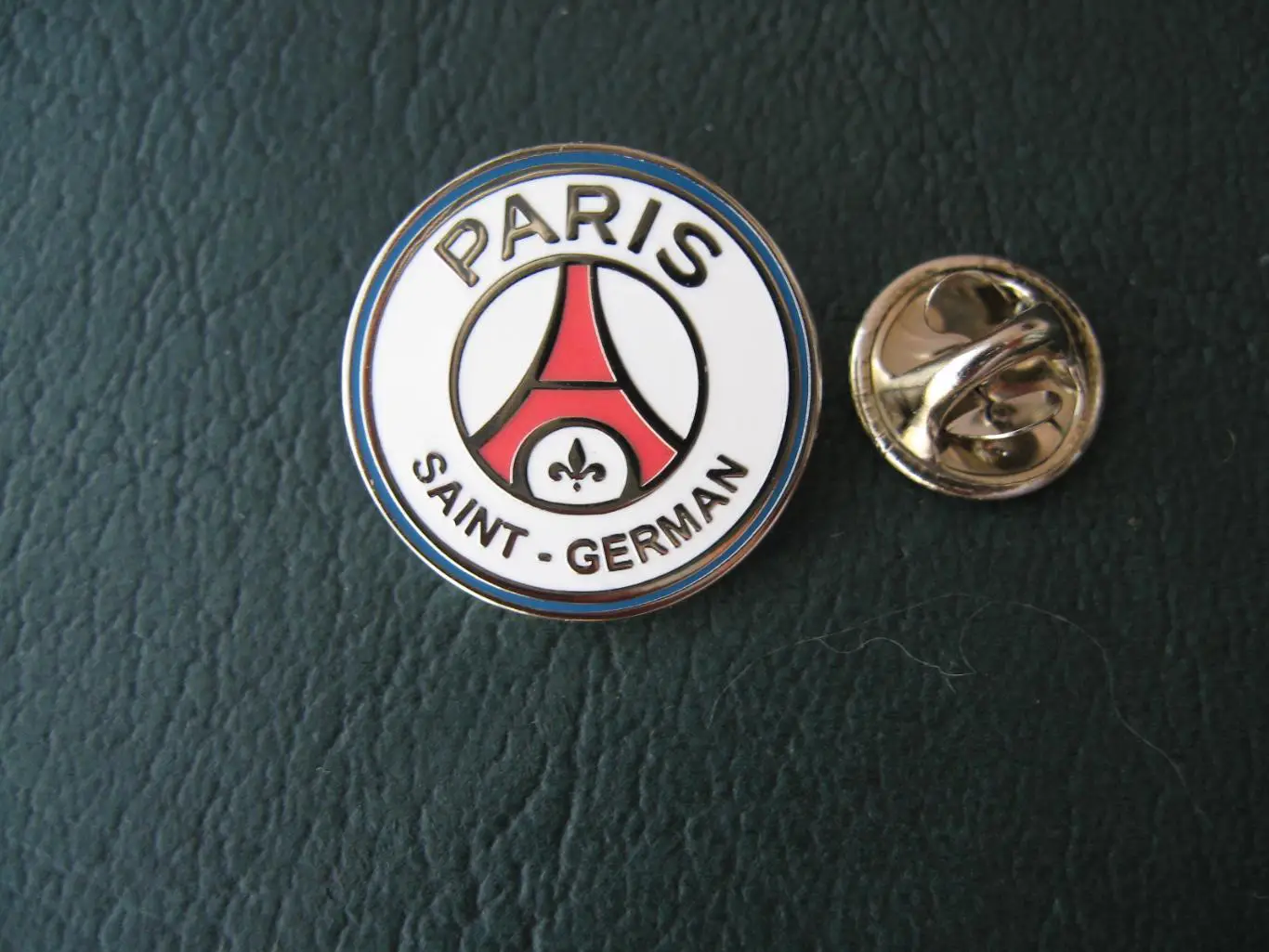 Значок ФК Пари Сен Жермен Париж (Логотип Белый)