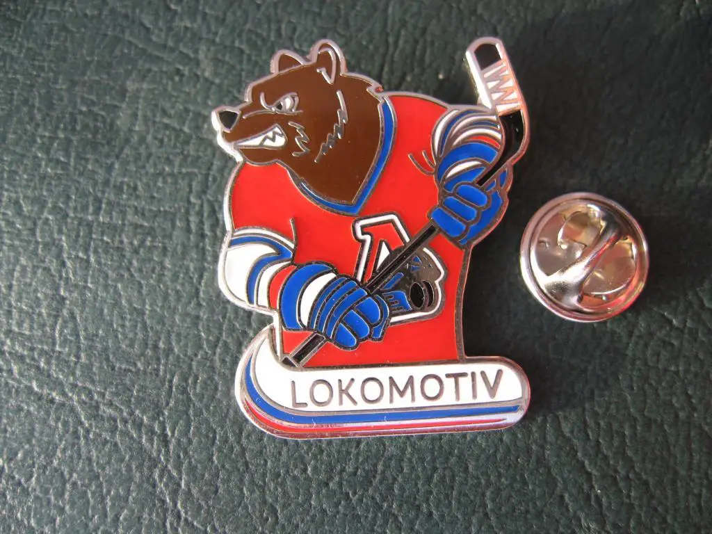 Значок ХК Локомотив (Ярославль) Маскот 2