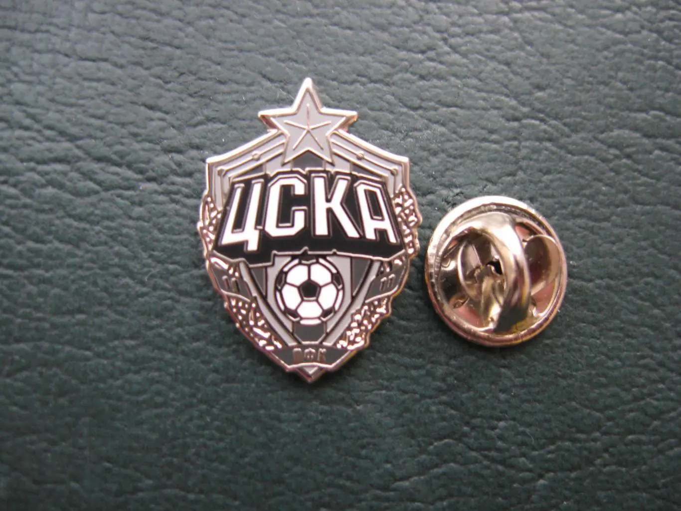 Значок ФК ЦСКА Москва (Эмблема монохром)