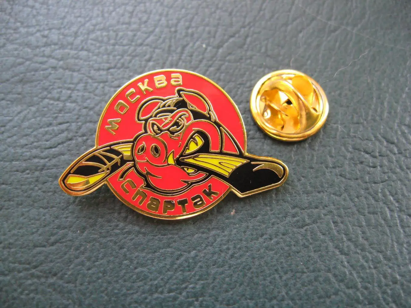 Значок ХК Спартак Москва(Кабан)