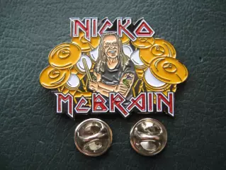 Значок IRON MAIDEN (Nicko McBrain)