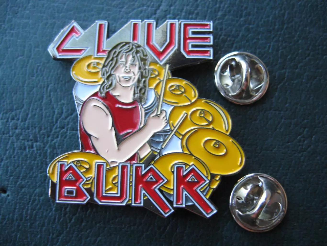 Значок IRON MAIDEN (CLIVE BURR) 3