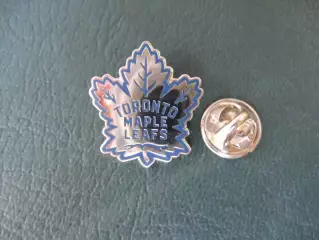 Значок ХК Торонто Мэйпл Ливс (Эмблема серебро)