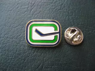 Значок ХК Ванкувер Кэнакс (Логотип с клюшкой)